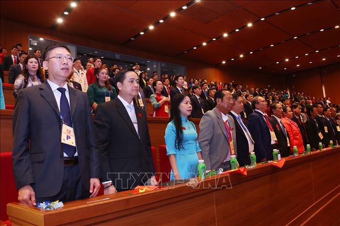 Các đại biểu dự Đại hội Thi đua yêu nước toàn quốc lần thứ XI. Ảnh: Văn Điệp - TTXVN