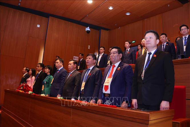 Các đại biểu dự Đại hội Thi đua yêu nước toàn quốc lần thứ XI. Ảnh: Văn Điệp - TTXVN