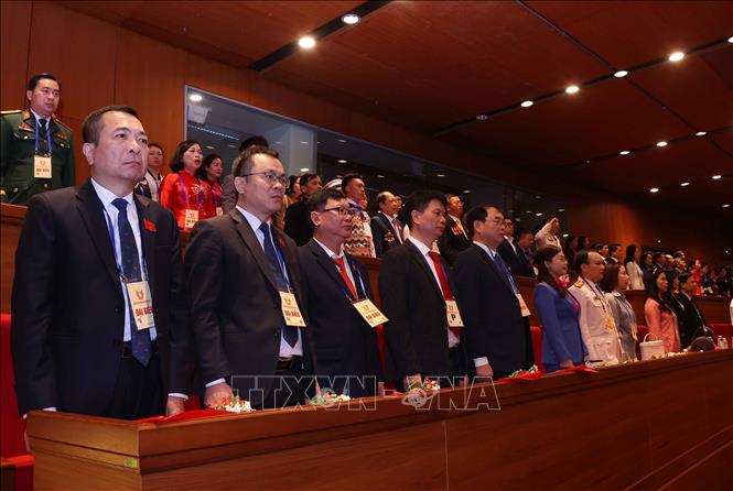 Các đại biểu dự Đại hội Thi đua yêu nước toàn quốc lần thứ XI. Ảnh: Văn Điệp - TTXVN