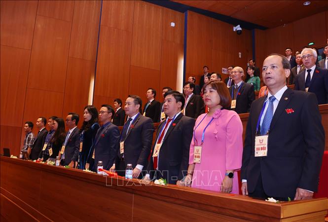 Đoàn Đại biểu Thông tấn xã Việt Nam dự Đại hội Thi đua yêu nước toàn quốc lần thứ XI. Ảnh: Văn Điệp - TTXVN