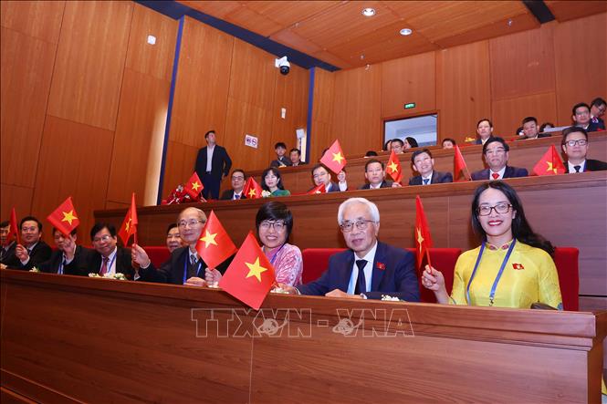 Các đại biểu dự Đại hội Thi đua yêu nước toàn quốc lần thứ XI. Ảnh: Văn Điệp - TTXVN