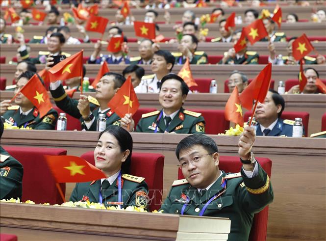 Các đại biểu tham dự Đại hội Thi đua yêu nước toàn quốc lần thứ XI. Ảnh: Thống Nhất - TTXVN