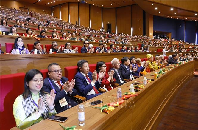 Đại biểu dự đại hội. Ảnh: Doãn Tấn - TTXVN