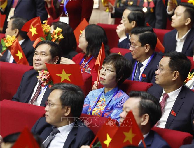 Đại biểu tham dự Đại hội Thi đua yêu nước toàn quốc lần thứ XI. Ảnh: Thống NHất - TTXVN