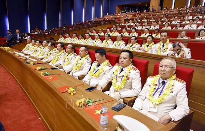 Delegates attend the congress. VNA Photo