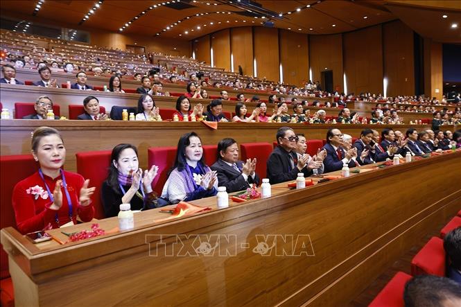 Delegates attend the congress. VNA Photo