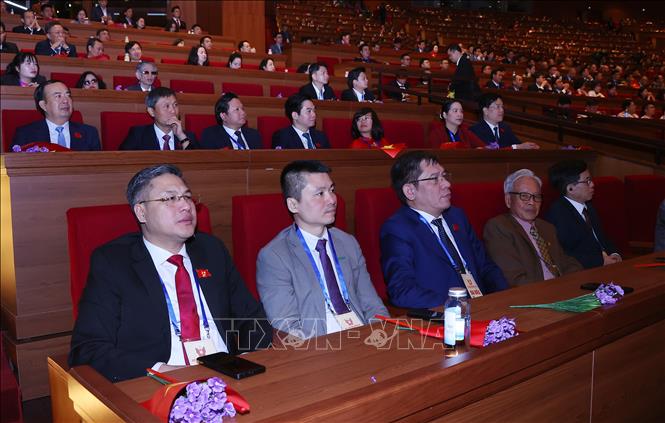 Các đại biểu dự Đại hội Thi đua yêu nước toàn quốc lần thứ XI. Ảnh: Văn Điệp - TTXVN