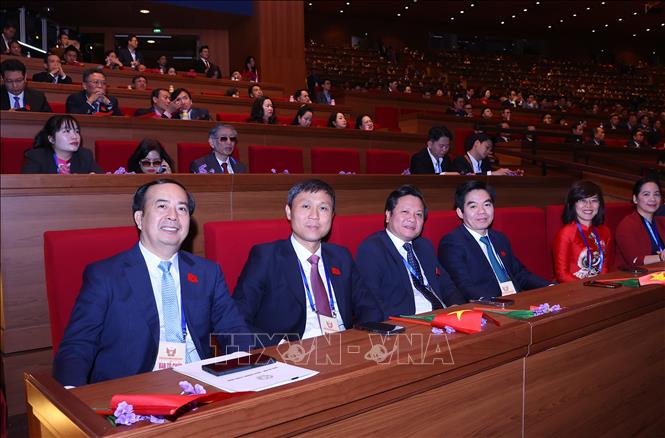 Các đại biểu dự Đại hội Thi đua yêu nước toàn quốc lần thứ XI. Ảnh: Văn Điệp - TTXVN