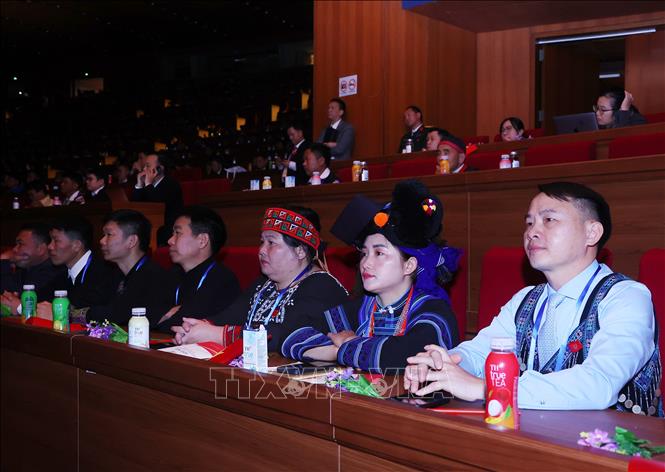 Các đại biểu dự Đại hội Thi đua yêu nước toàn quốc lần thứ XI. Ảnh: Văn Điệp - TTXVN