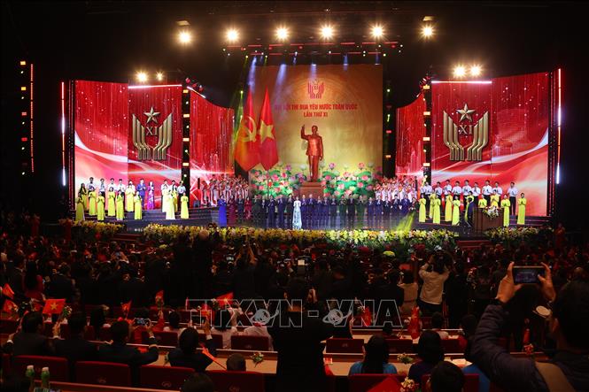 Quang cảnh Đại hội Thi đua yêu nước toàn quốc lần thứ XI. Ảnh: Văn Điệp - TTXVN