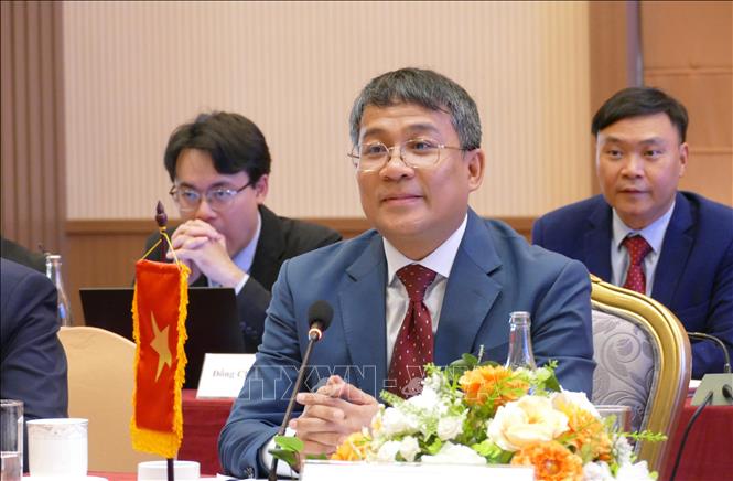 Standing Deputy Foreign Minister Nguyen Minh Vu at the meeting. VNA Photo: Xuân Tú