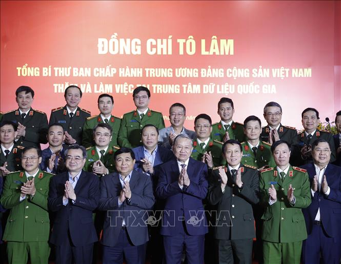 Tổng Bí thư Tô Lâm với các đại biểu. Ảnh: Thống Nhất- TTXVN