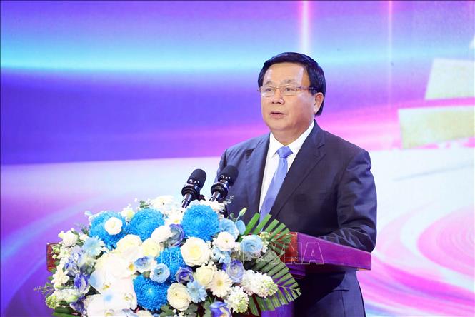 GS.TS Nguyễn Xuân Thắng phát biểu. Ảnh: Văn Điệp – TTXVN