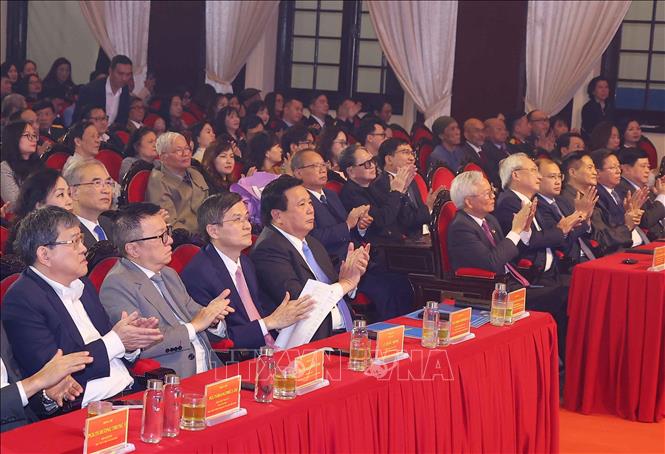 Các đại biểu dự buổi lễ. Ảnh: Văn Điệp – TTXVN