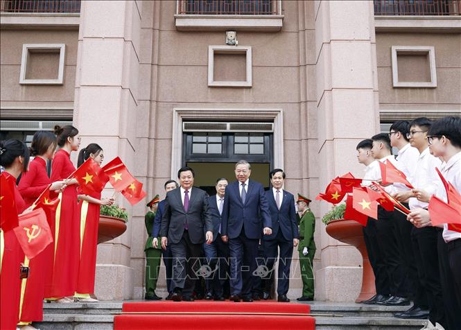 Tổng Bí thư Tô Lâm và các đại biểu tại hội nghị. Ảnh: Thống Nhất – TTXVN