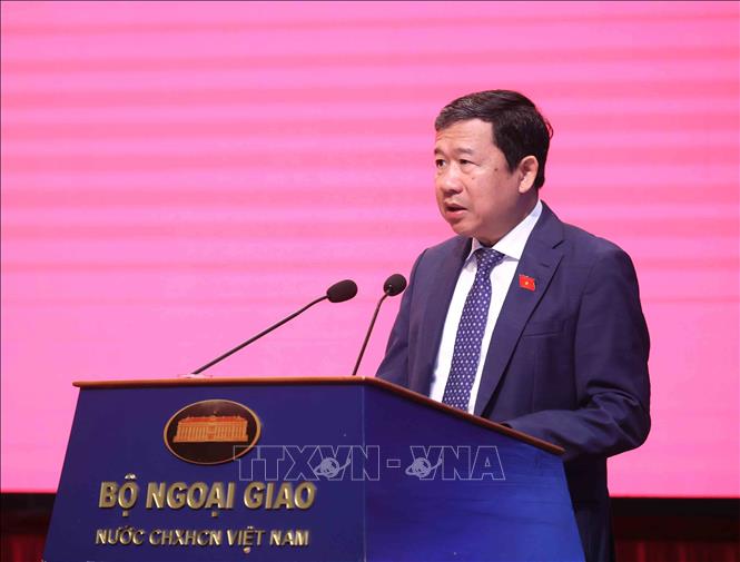Phó Bí thư Đảng ủy Quốc hội Vũ Hải Hà phát biểu. Ảnh: An Đăng - TTXVN