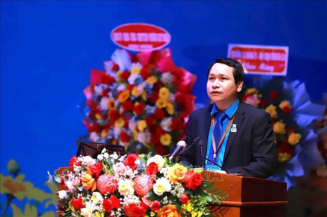 Ông Hà Duy Trung được chỉ định giữ chức Chủ tịch LĐLĐ tỉnh Gia Lai nhiệm kỳ 2025-2030. Ảnh: Quang Thái- TTXVN