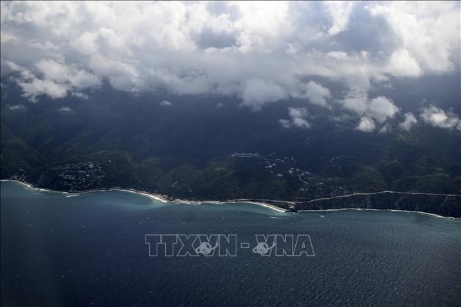 Hình ảnh bờ biển Venezuela được chụp từ máy bay ngày 1/12/2025. Ảnh: THX/TTXVN