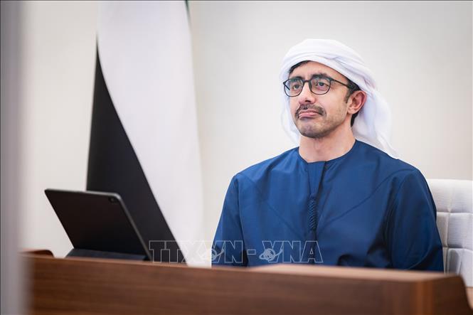 Phó Thủ tướng kiêm Ngoại trưởng UAE Sheikh Abdullah bin Zayed Al Nahyan. Ảnh: IRNA/TTXVN