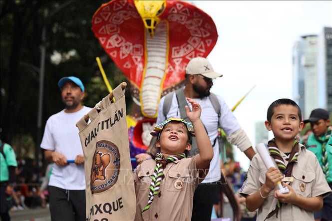 Quang cảnh một lễ hội quảng bá du lịch tại thủ đô Mexico City. Ảnh: Phi Hùng - PV TTXVN tại Mexico.
