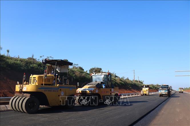 Theo kế hoạch, Dự án thành phần 3 sẽ hoàn thành, nghiệm thu và đưa vào sử dụng trước ngày 14/2/2026. Ảnh: Tuấn Anh - TTXVN