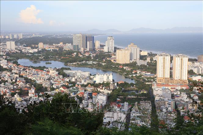 Phường Vũng Tàu nhìn từ núi Nhỏ. Ảnh: Hồng Đạt - TTXVN
