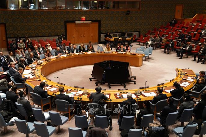 Toàn cảnh phiên họp của Hội đồng Bảo an LHQ về Somalia tại New York (Mỹ) ngày 29/12/2025. Ảnh: THX/TTXVN