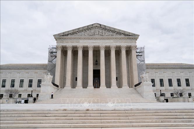 Toà án Tối cao Mỹ ở Washington DC. Ảnh: THX/TTXVN