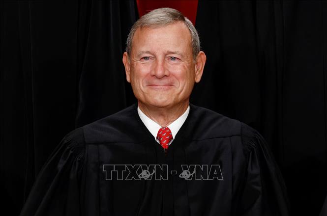Chánh án Tòa án Tối cao Mỹ John Roberts tại Washington, ngày 7/10/2022. Ảnh: REUTERS/TTXVN