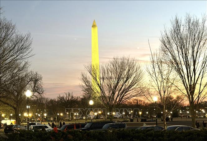 Đài tưởng niệm Washington (Washington Monument, hay còn gọi là Tháp Bút chì) – một biểu tượng của thủ đô nước Mỹ. Ảnh: Ngọc Quang – PV TTXVN tại Mỹ