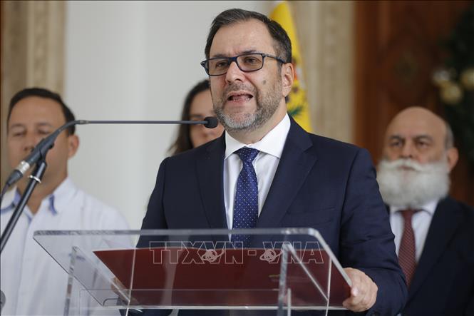 Ngoại trưởng Venezuela Yvan Gil (ảnh) cho biết trước “hành động xâm lược” do Chính phủ Mỹ tiến hành, Venezuela đã yêu cầu một cuộc họp khẩn của HĐBA LHQ. Ảnh: THX/TTXVN