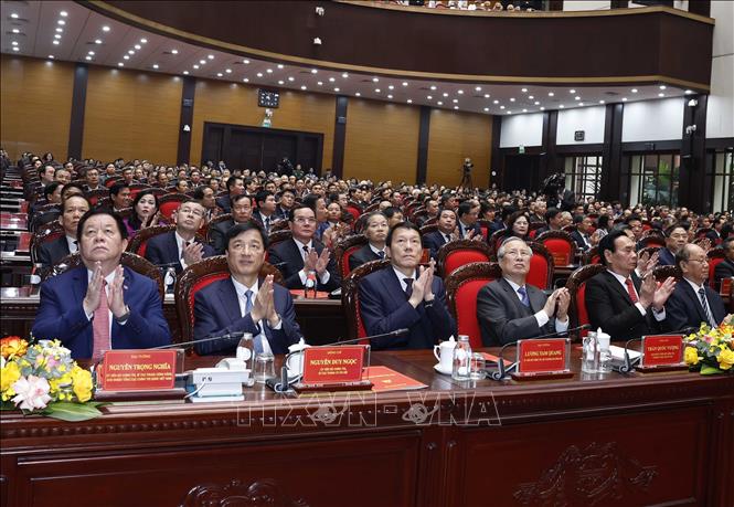Các đại biểu tại Lễ kỷ niệm. Ảnh: Thống Nhất – TTXVN