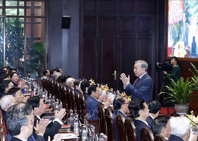 Tổng Bí thư Tô Lâm tại Lễ kỷ niệm. Ảnh: Thống Nhất – TTXVN