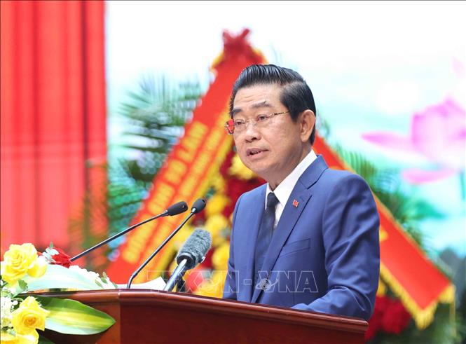 Đồng chí Võ Văn Dũng, Uỷ viên Trung ương Đảng, Phó Trưởng Ban Nội chính Trung ương phát biểu tại Lễ kỷ niệm. Ảnh: Phương Hoa - TTXVN