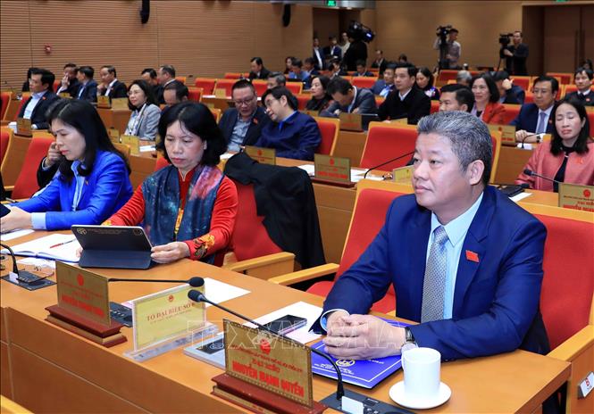 Các đại biểu dự kỳ họp. Ảnh: Văn Điệp – TTXVN