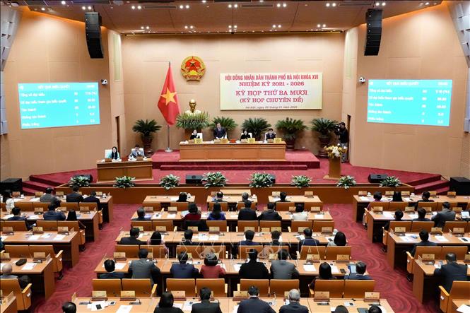 Quang cảnh Kỳ họp. Ảnh: Vũ Quang - TTXVN