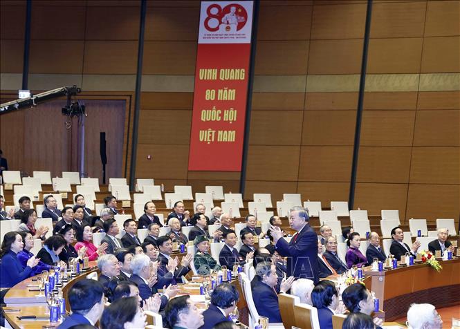 Tổng Bí thư Tô Lâm dự Lễ kỷ niệm. Ảnh: Thống Nhất – TTXVN