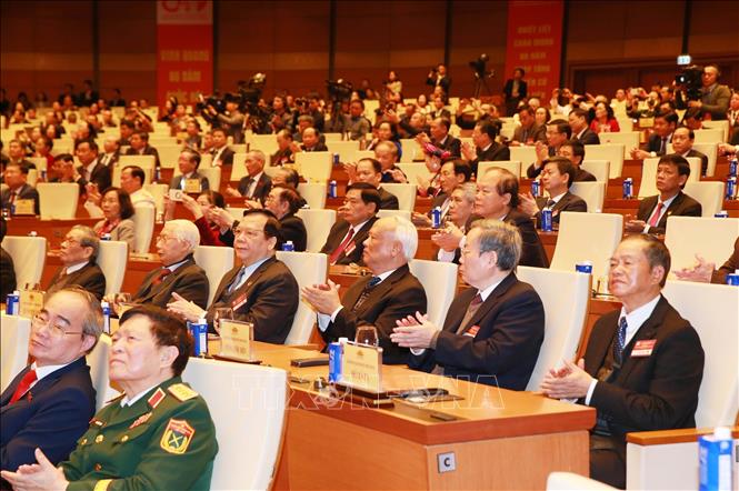 Các đại biểu dự lễ kỷ niệm. Ảnh: Trọng Đức - TTXVN