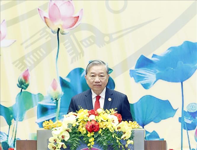 Tổng Bí thư Tô Lâm phát biểu. Ảnh: Thống Nhất – TTXVN