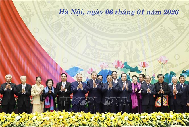 Tổng Bí thư Tô Lâm và các đại biểu. Ảnh: Thống Nhất – TTXVN