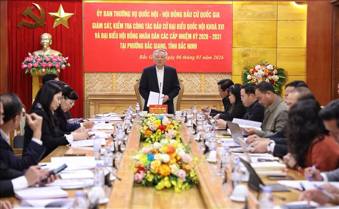 Quang cảnh buổi làm việc. Ảnh: Danh Lam -TTXVN 