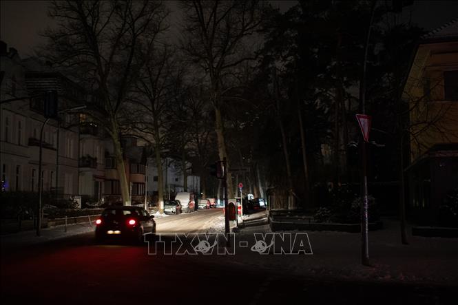 Mất điện trên diện rộng ở thủ đô Berlin, Đức, ngày 6/1/2026. Ảnh: THX/TTXVN