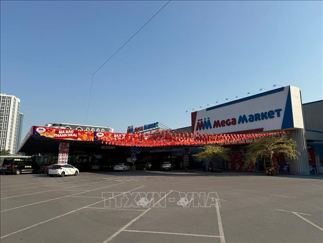 Siêu thị MM Mega Market Hải Phòng. Ảnh Tiến Vĩnh – TTXVN