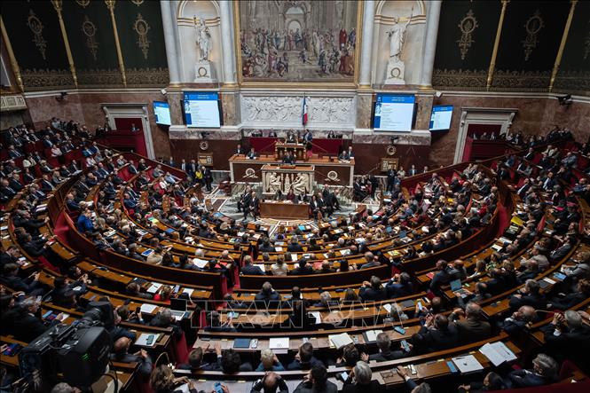 Quang cảnh một phiên họp Quốc hội Pháp ở thủ đô Paris. Ảnh: THX/TTXVN