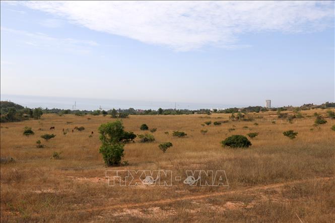 Phường Mũi Né (Lâm Đồng) có nhiều dự án đầu tư ngoài ngân sách chưa triển khai do vướng quy hoạch, đất đai. Ảnh: Nguyễn Thanh - TTXVN