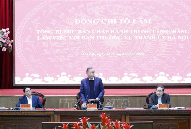 Tổng Bí thư Tô Lâm phát biểu. Ảnh: Thống Nhất – TTXVN