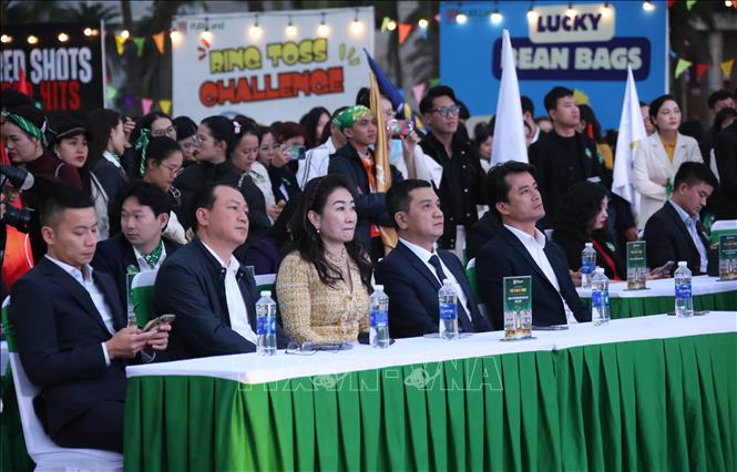 Đại biểu dự Lễ ra quân khởi động dự án FUTA Kim Phát. Ảnh: Trần Lê Lâm - TTXVN 