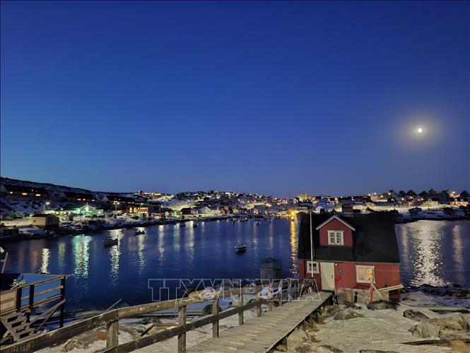 Quang cảnh khu vực Aasiaat, Greenland. Ảnh: THX/TTXVN