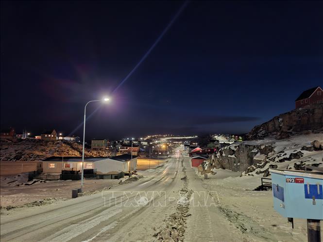 Quang cảnh khu vực Aasiaat, Greenland. Ảnh: THX/TTXVN