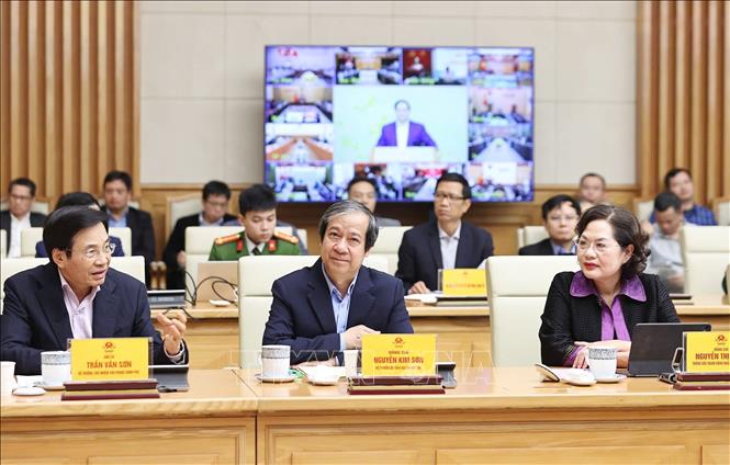 Các đại biểu tham dự Phiên họp thứ Nhất của Ban Chỉ đạo quốc gia về Dữ liệu. Ảnh: Dương Giang-TTXVN 
